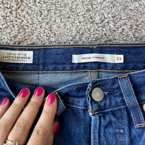 LEVI'S WEDGIE STRAIGHT WOMEN'S JEANS - Picture 5 of 7